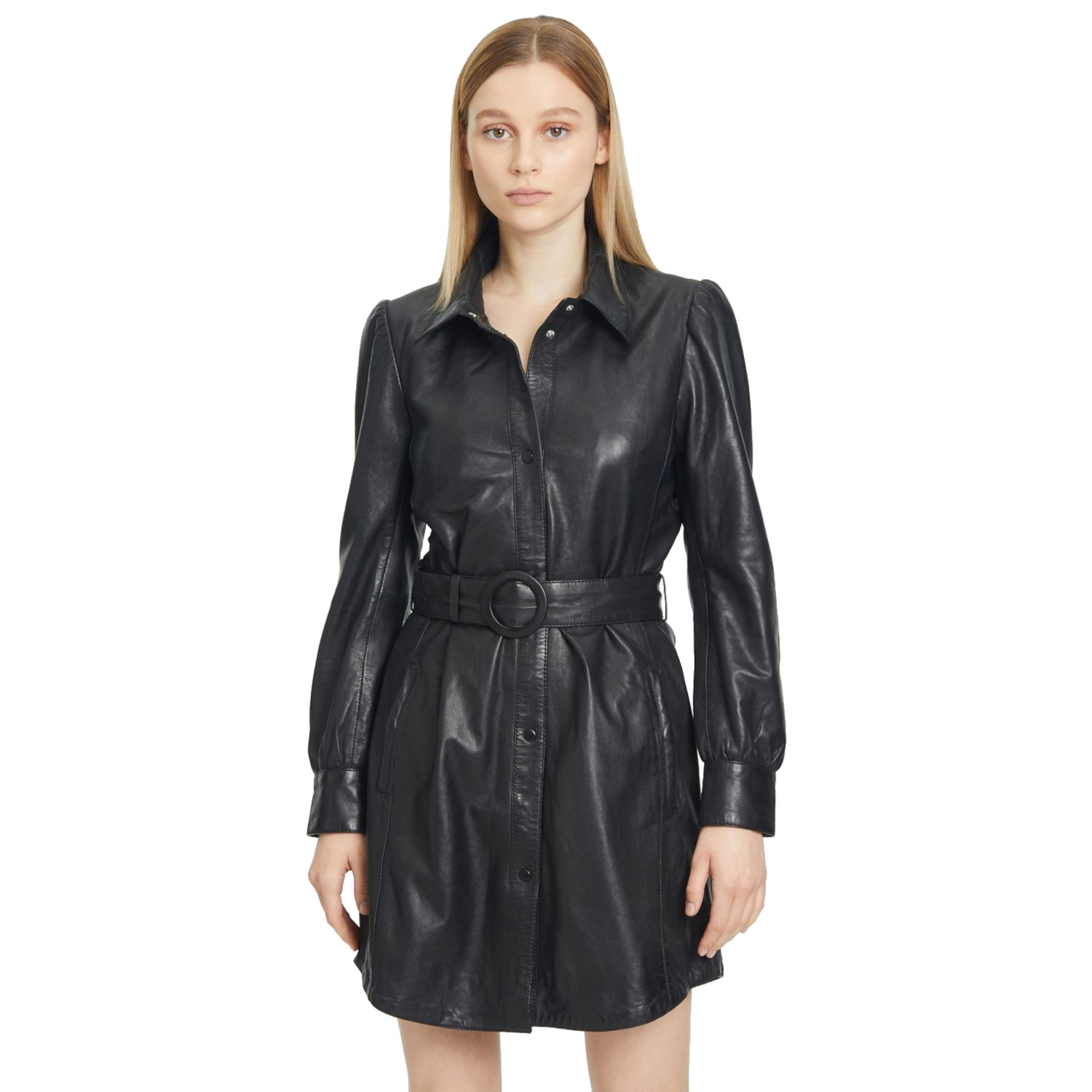 Sukienka skórzana damska Gipsy Czarna GWLygia – BLACK FRIDAY