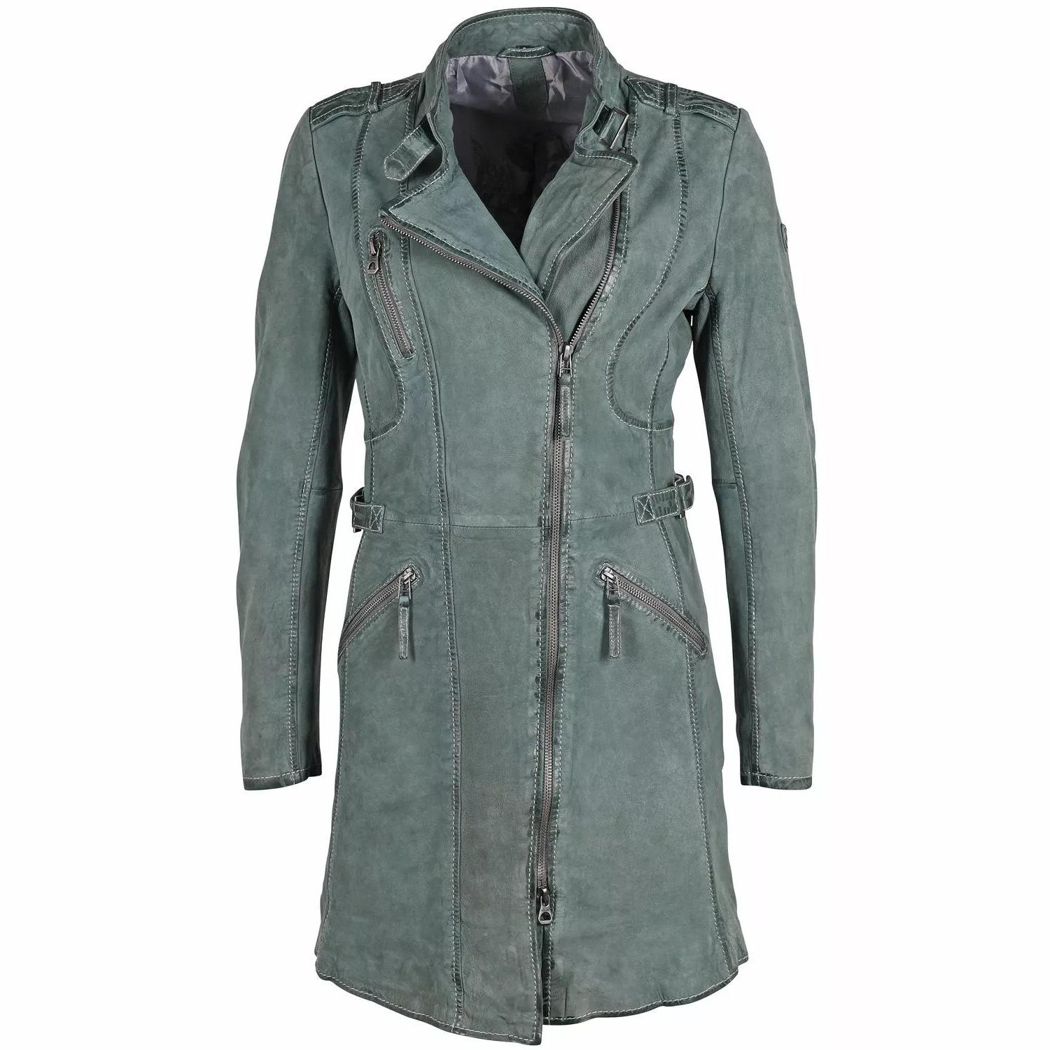 Długa skórzana kurtka damska Gipsy Mint Green GWMargy S22 LNUV – ODZIEŻ Długa skórzana kurtka damska Gipsy Mint Green GWMargy S22 LNUV – ODZIEŻ