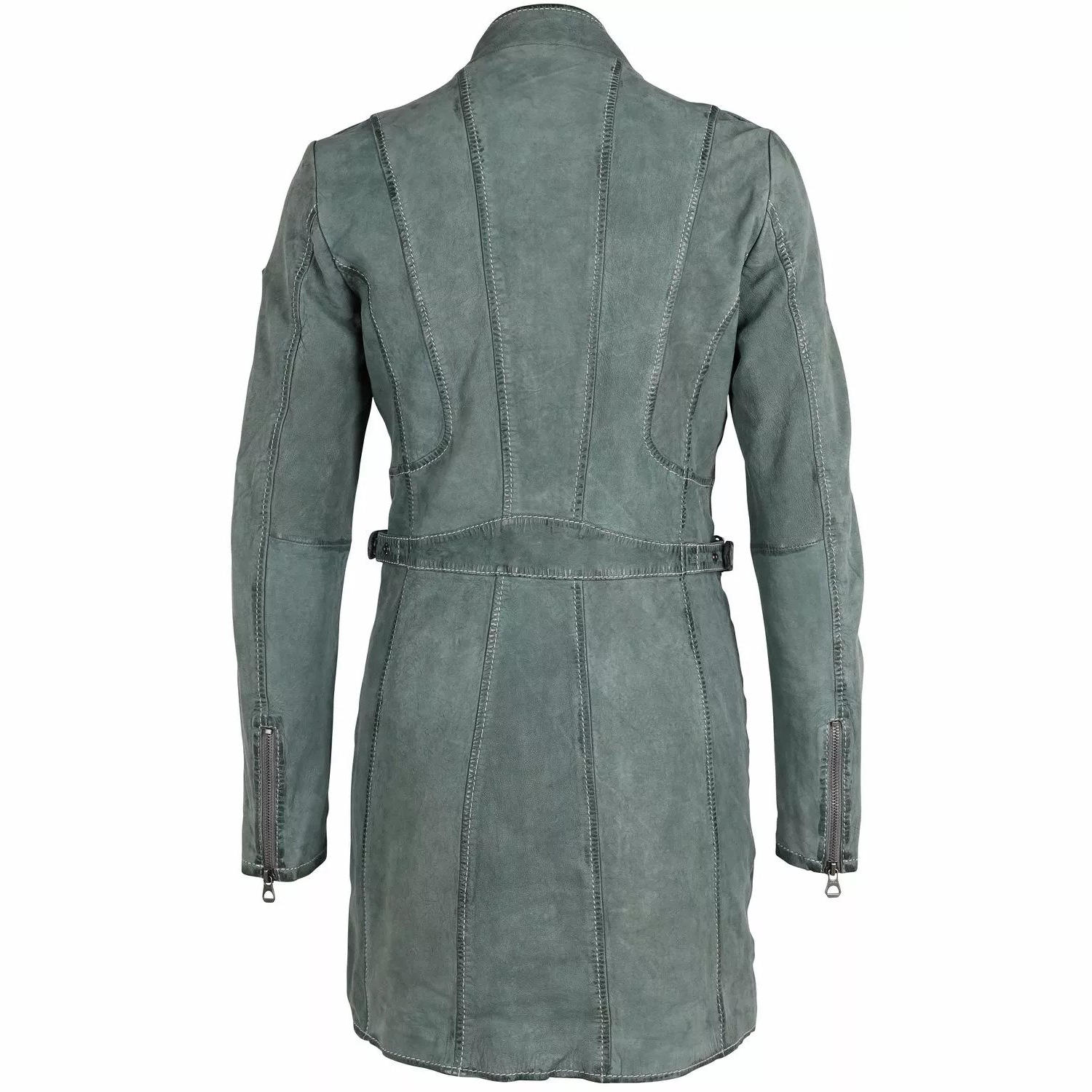 Długa skórzana kurtka damska Gipsy Mint Green GWMargy S22 LNUV – ODZIEŻ Długa skórzana kurtka damska Gipsy Mint Green GWMargy S22 LNUV – ODZIEŻ