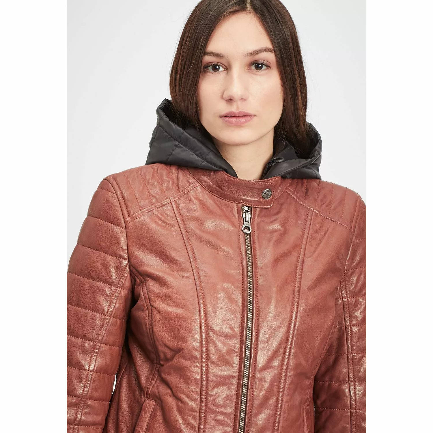 Kurtka skórzana damska Gipsy Cognac GWMera LACEV – ODZIEŻ