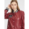 Kurtka skórzana damska Gipsy czerwona GWMooxy – BLACK FRIDAY
