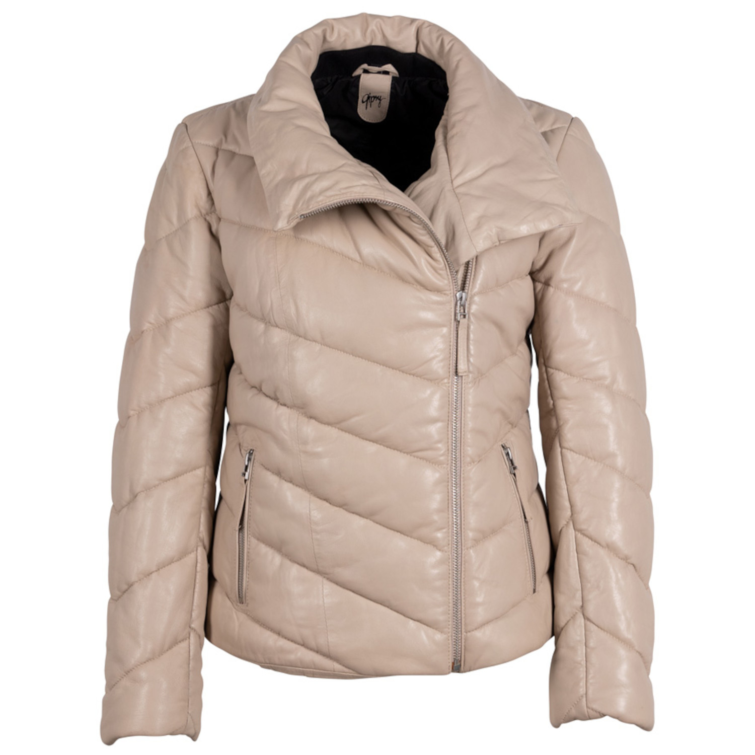 Kurtka skórzana damska Gipsy Beżowa GWRomea – BLACK FRIDAY