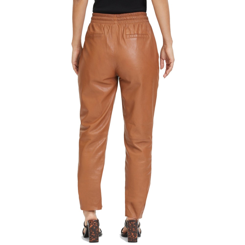Damskie skórzane spodnie Gipsy Cognac GWTariza Damskie skórzane spodnie Gipsy Cognac GWTariza