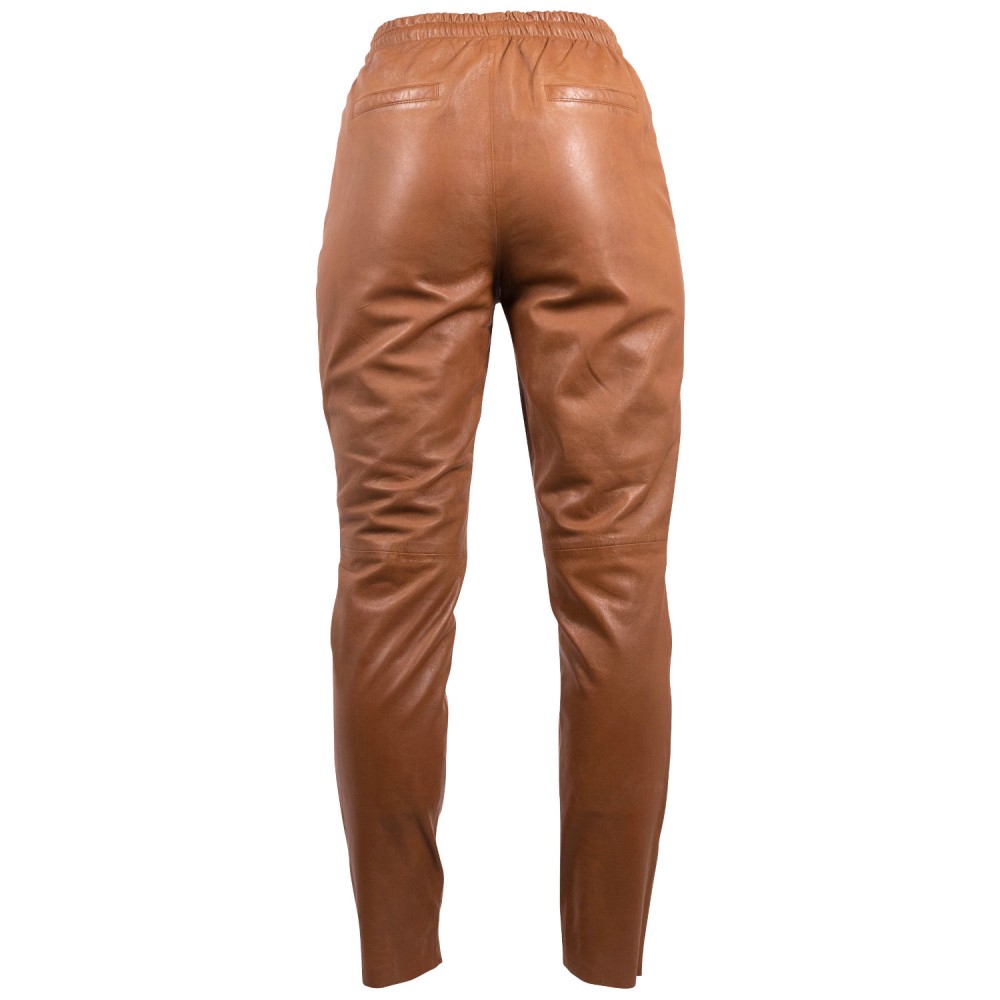 Damskie skórzane spodnie Gipsy Cognac GWTariza Damskie skórzane spodnie Gipsy Cognac GWTariza