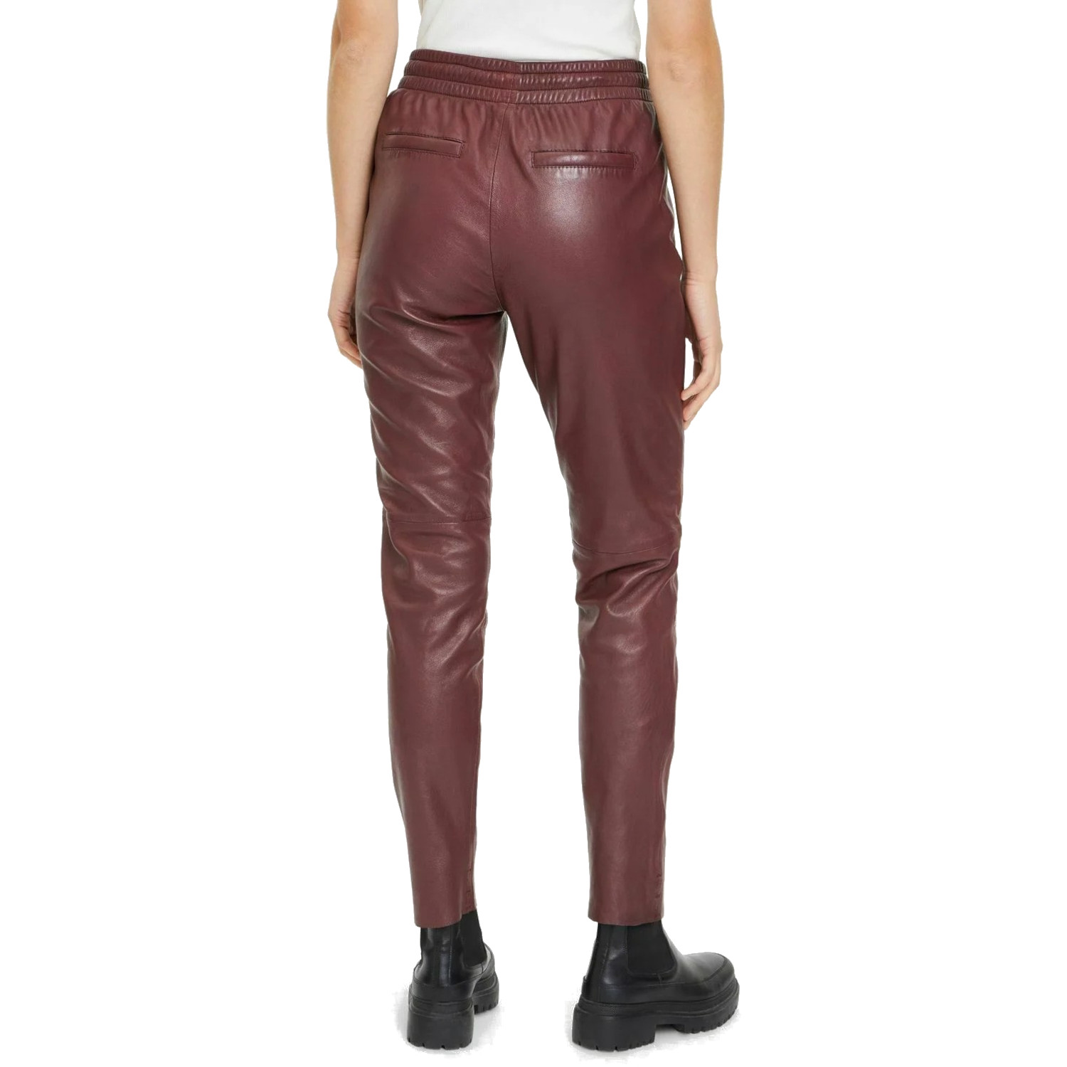 Damskie skórzane spodnie Gipsy Bordeaux GWTariza – BLACK FRIDAY