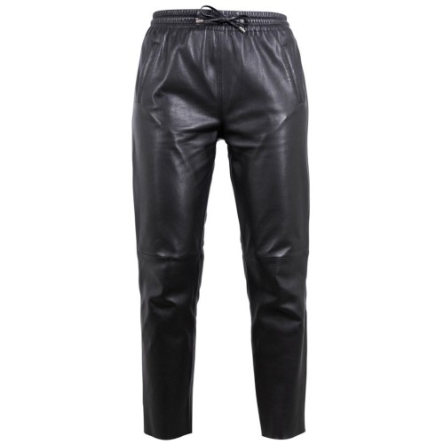 Spodnie skórzane damskie Gipsy czarne GWTariza