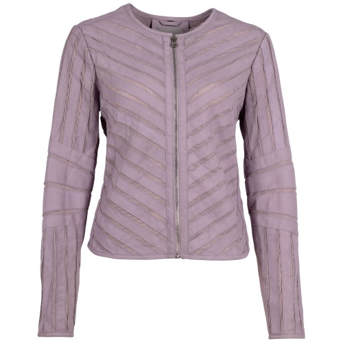 Kurtka skórzana damska Gipsy Lawendowy Fiolet GWTila