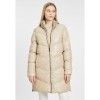 Długa zimowa kurtka skórzana damska Gipsy Beżowa GWVallie – BLACK FRIDAY
