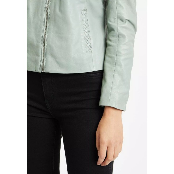 Kurtka skórzana damska Gipsy Miętowa zieleń GWZai – ODZIEŻ — fotografia 7