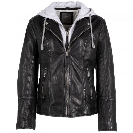Kurtka skórzana damska Gipsy Czarna Leslee
