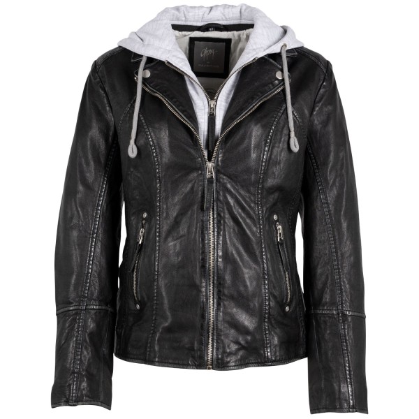 Kurtka skórzana damska Gipsy Czarna Leslee