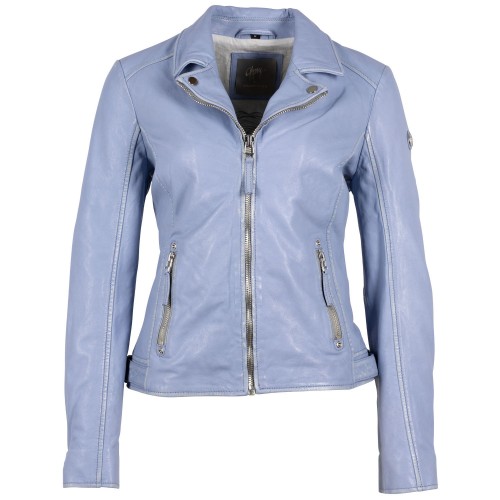 Kurtka skórzana damska Gipsy jasnoniebieska Loreen
