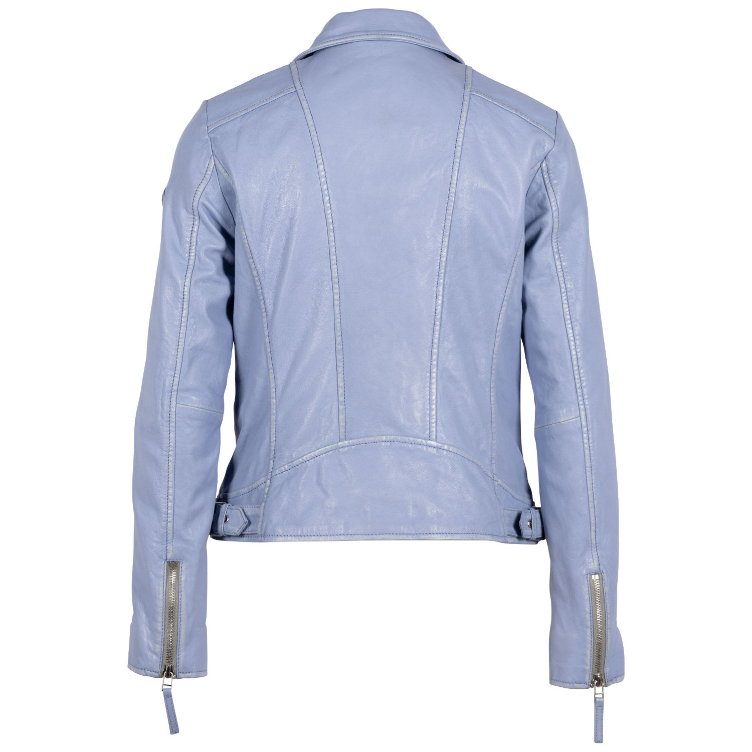 Kurtka skórzana damska Gipsy jasnoniebieska Loreen – BLACK FRIDAY