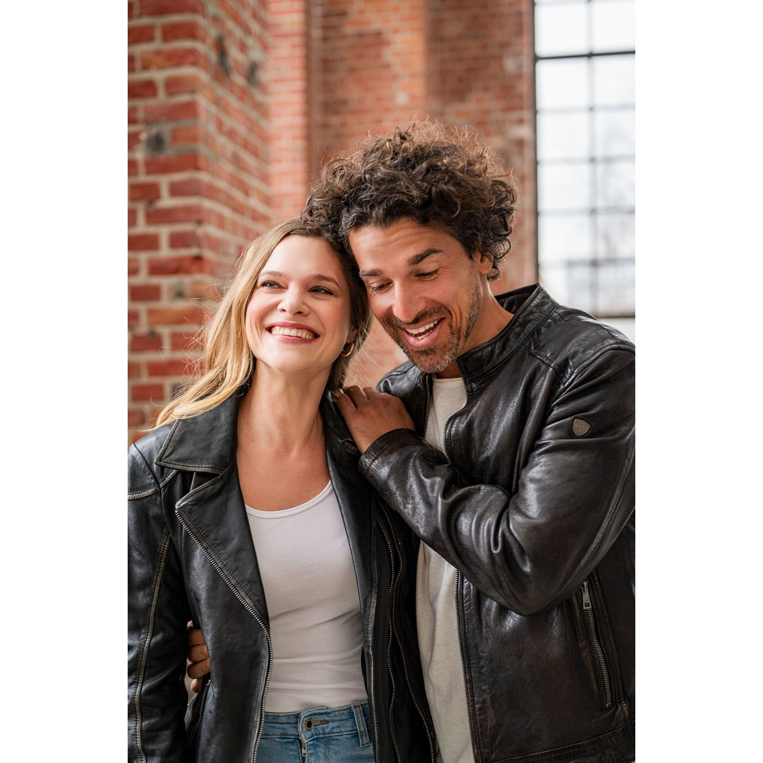 Męska skórzana kurtka Mauritius Antyczny brąz MMAdelmo – Kurtki skórzane