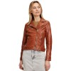 Kurtka skórzana damska Mauritius Cognac MWPaige Kurtka skórzana damska Mauritius Cognac MWPaige