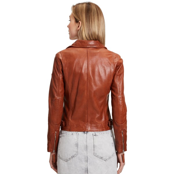 Kurtka skórzana damska Mauritius Cognac MWPaige