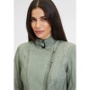 Długa skórzana kurtka damska Gipsy Jasnozielona Margarethe – BLACK FRIDAY Długa skórzana kurtka damska Gipsy Jasnozielona Margarethe – BLACK FRIDAY