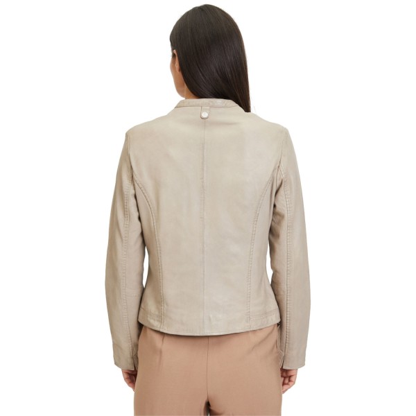 Kurtka skórzana damska Gipsy Jasnobeżowa Marlie