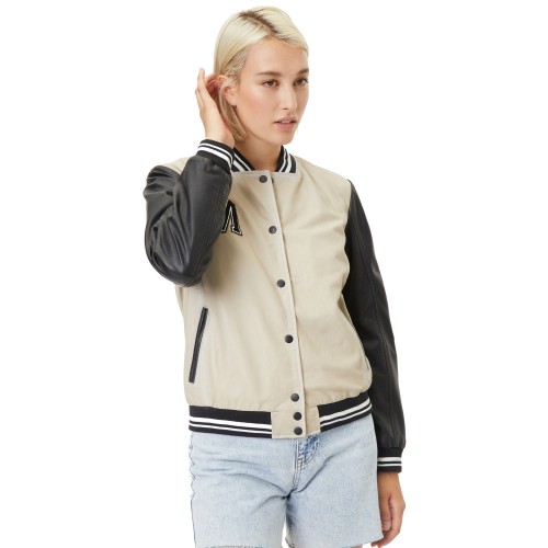 Kurtka skórzana damska Gipsy Szaro-czarna Mora