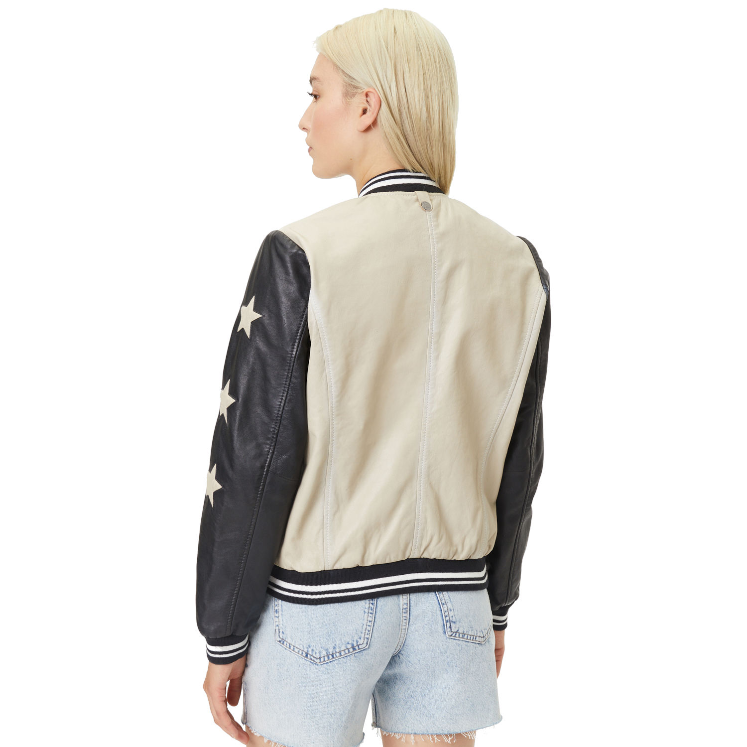 Kurtka skórzana damska Gipsy Szaro-czarna Mora – BLACK FRIDAY