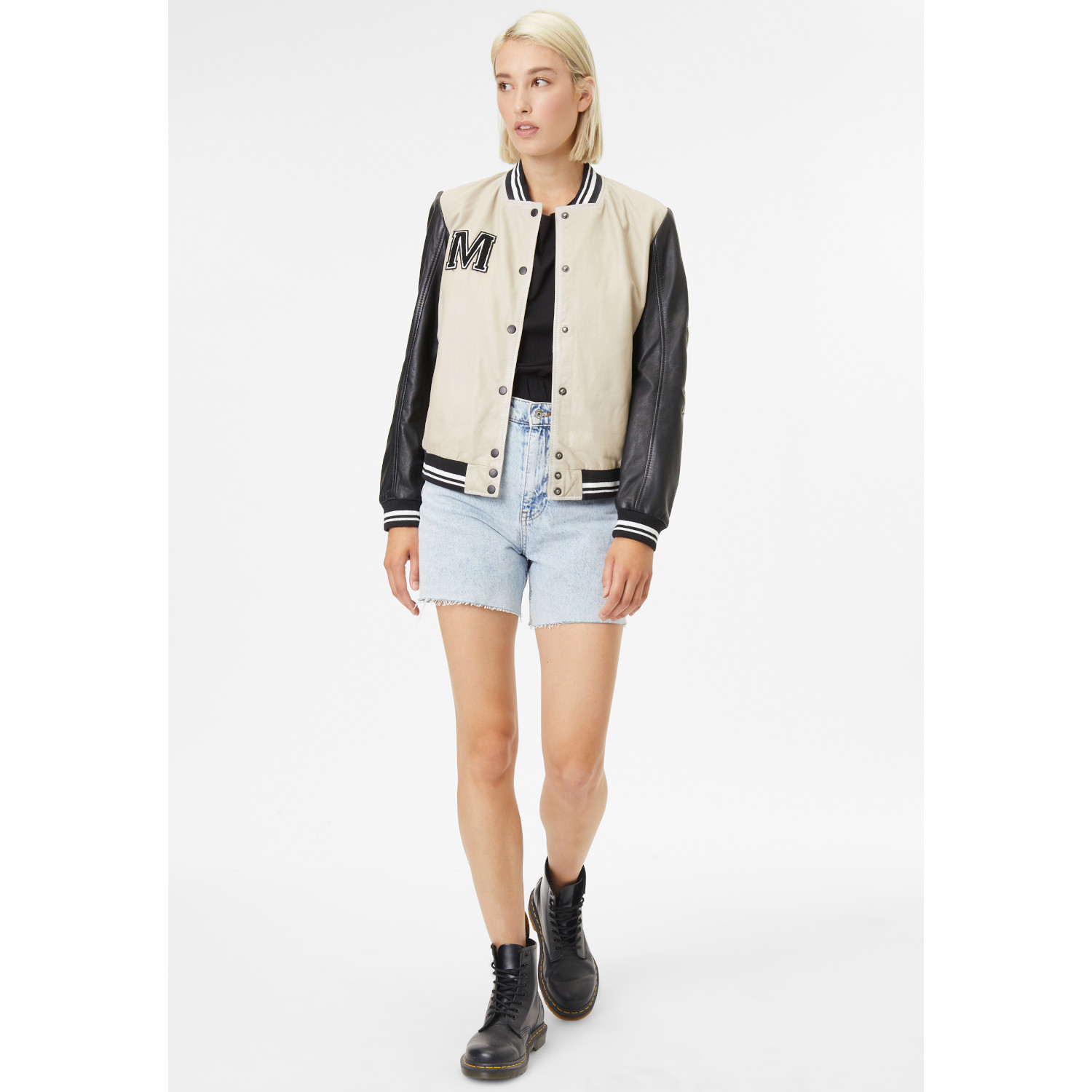 Kurtka skórzana damska Gipsy Szaro-czarna Mora – BLACK FRIDAY