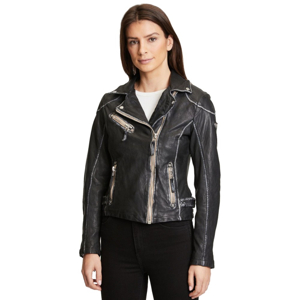 Kurtka skórzana damska Gipsy Czarna PGG Kurtka skórzana damska Gipsy Czarna PGG - readytowear