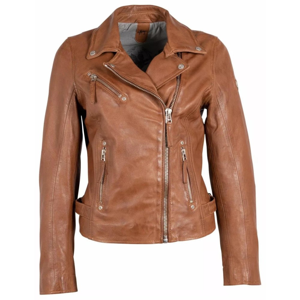 Kurtka skórzana damska Gipsy Cognac PGG W14 Kurtka skórzana damska Gipsy Cognac PGG W14 - readytowear