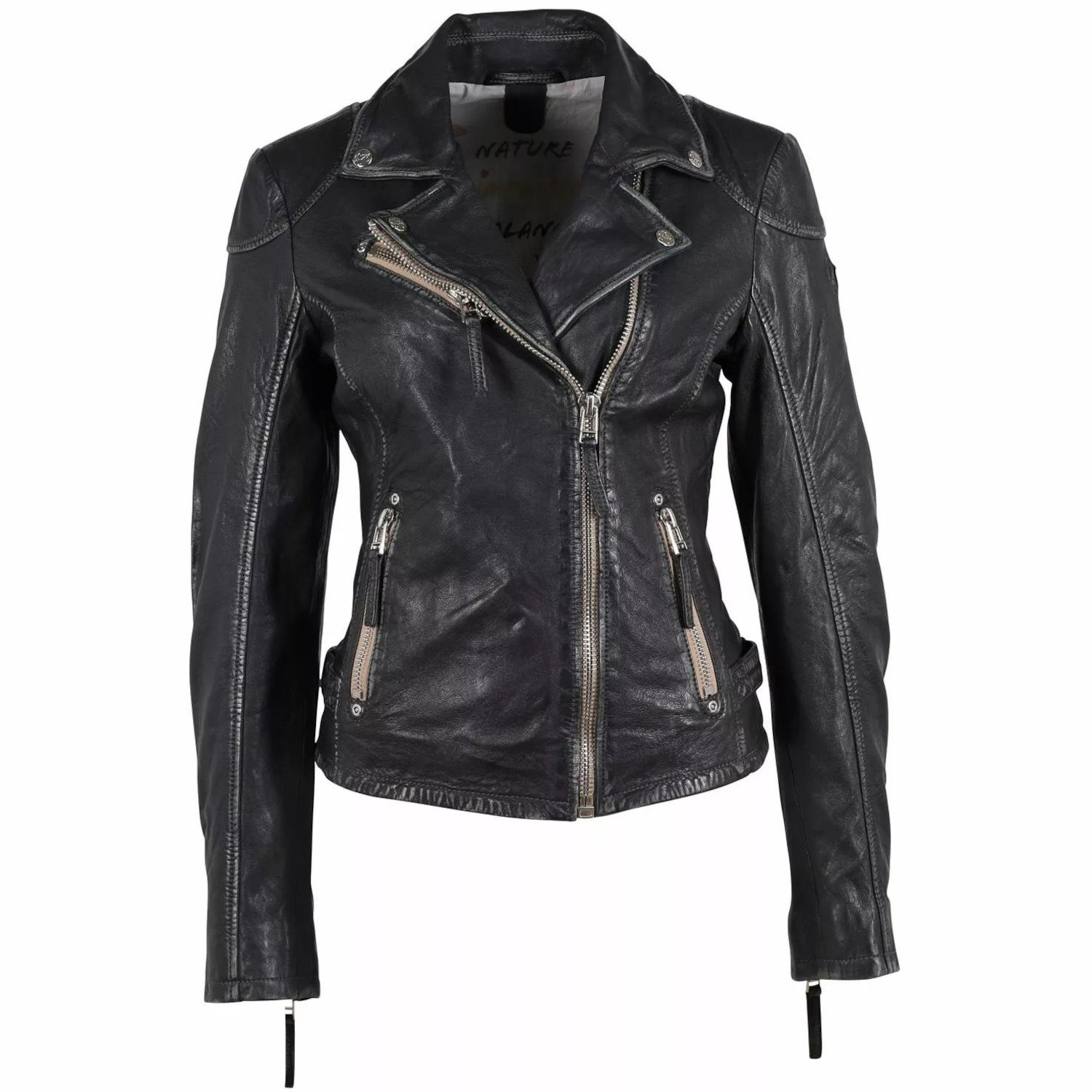 Kurtka skórzana damska Gipsy Grafitowa PGG W22 LABAGV – BLACK FRIDAY Kurtka skórzana damska Gipsy Grafitowa PGG W22 LABAGV – BLACK FRIDAY