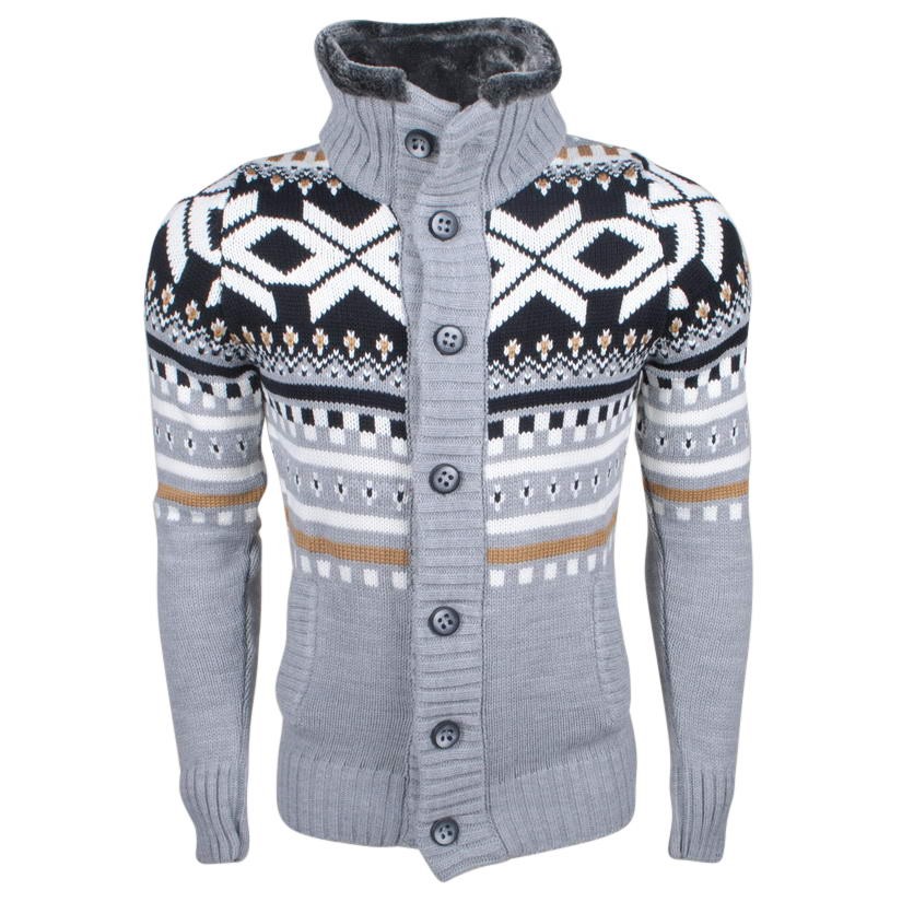 Kurtka-kardigan męski Carisma Gray 7011 – ODZIEŻ