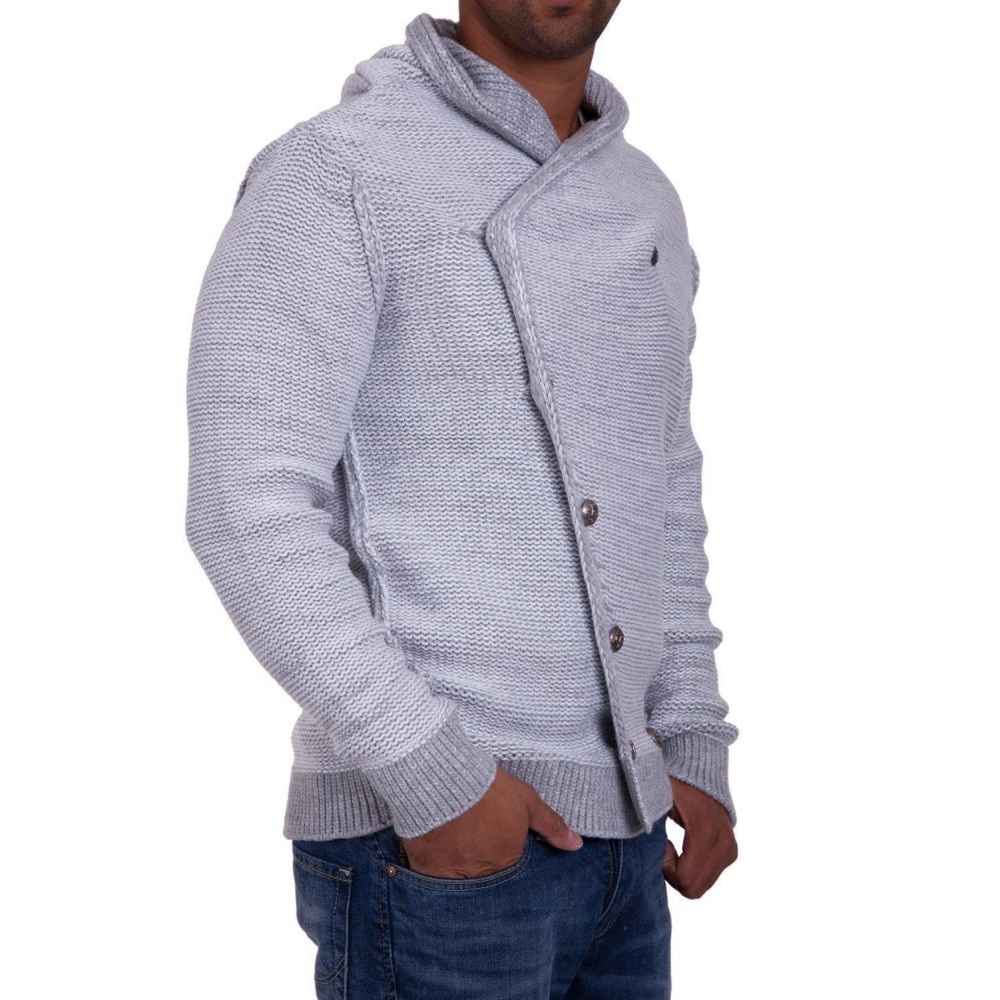 Kurtka-sweter męski Carisma Gray 7110 – ODZIEŻ Kurtka-sweter męski Carisma Gray 7110 – ODZIEŻ