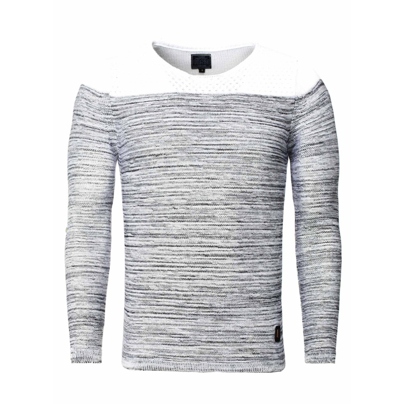 Sweter męski Carisma biały 7228 – BLACK FRIDAY