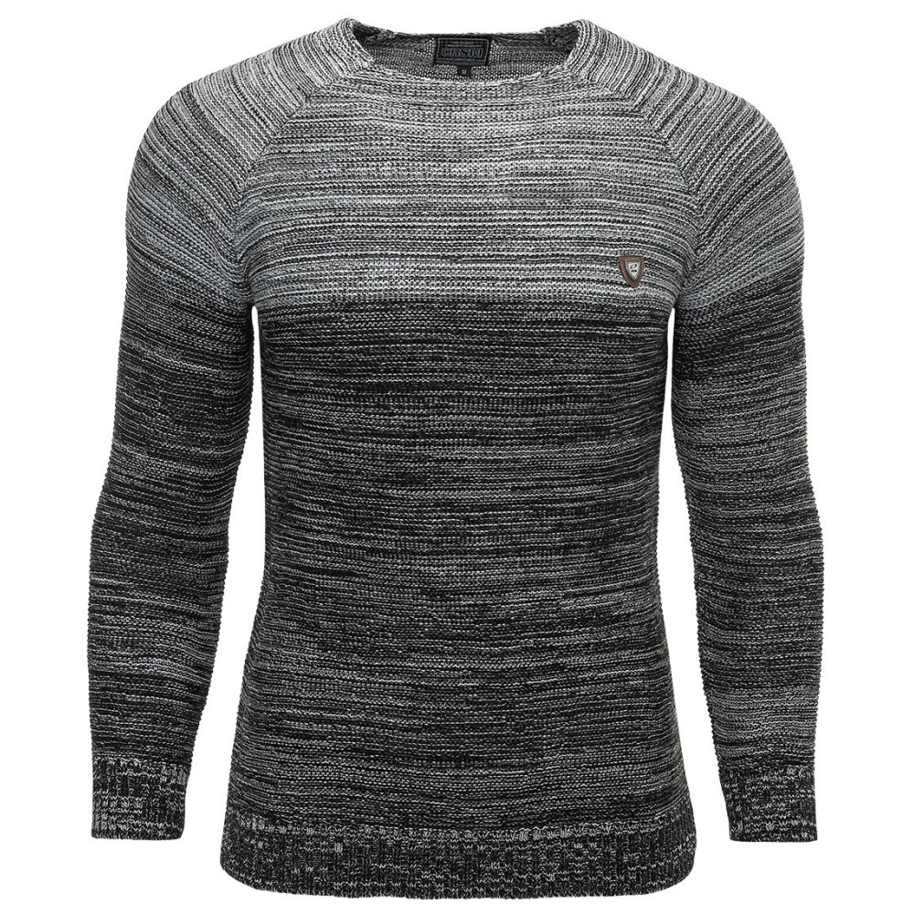Męski sweter dzianinowy Carisma Black 7261 – BLACK FRIDAY