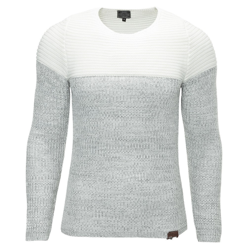 Sweter męski Carisma biały 7288 – BLACK FRIDAY