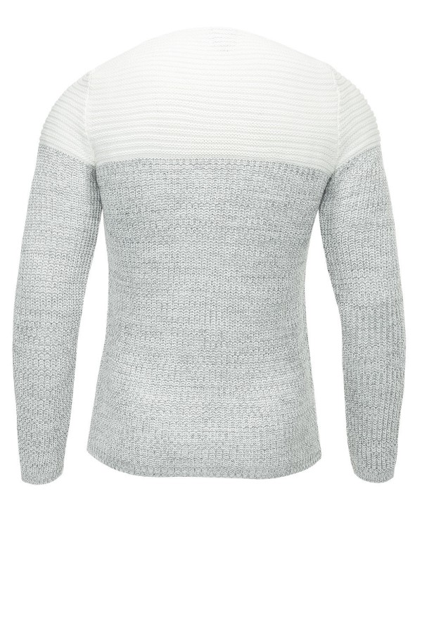 Sweter męski Carisma biały 7288 – BLACK FRIDAY — fotografia 2