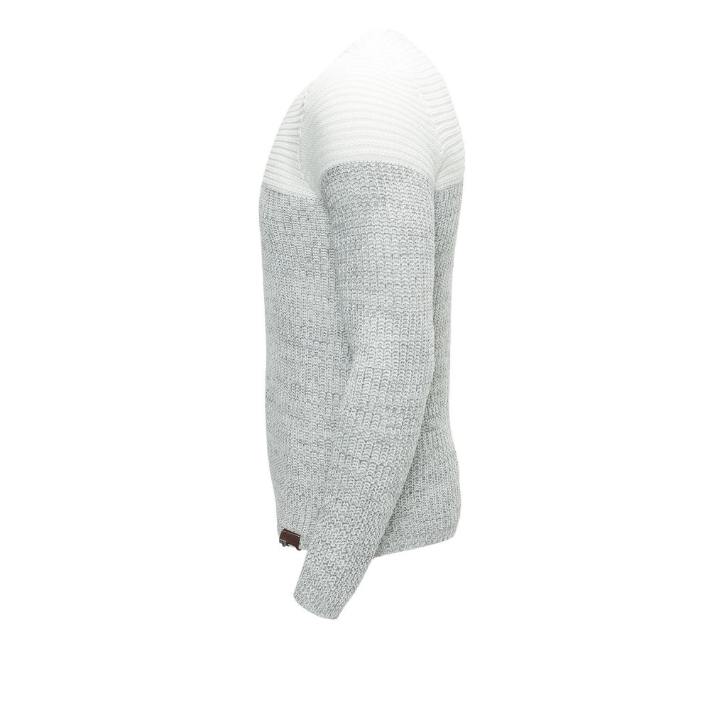 Sweter męski Carisma biały 7288 – BLACK FRIDAY