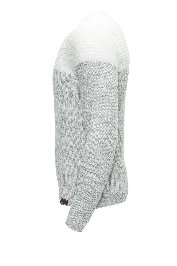 Sweter męski Carisma biały 7288 – BLACK FRIDAY — fotografia 3