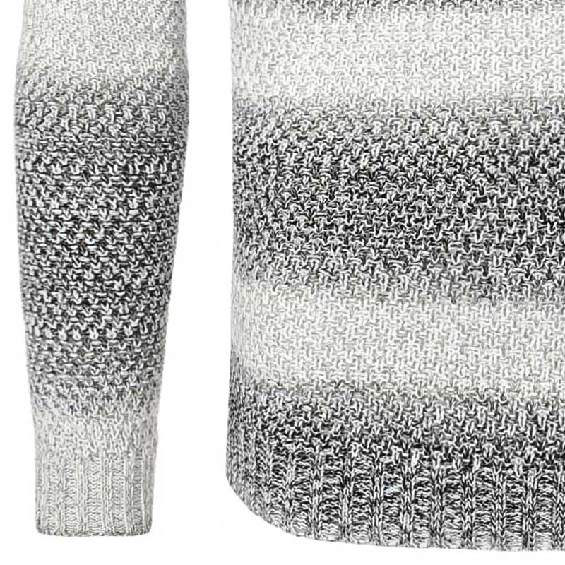 Męski sweter dzianinowy Carisma czarno-biały 7301 – BLACK FRIDAY Męski sweter dzianinowy Carisma czarno-biały 7301 – BLACK FRIDAY