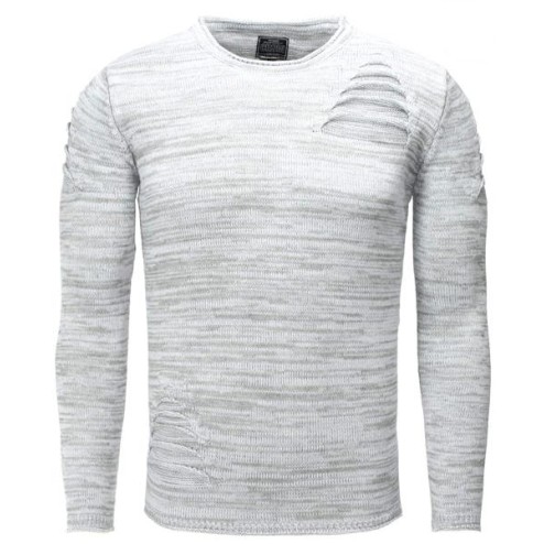 Sweter męski Carisma biały 7319 – BLACK FRIDAY Sweter męski Carisma biały 7319 – BLACK FRIDAY