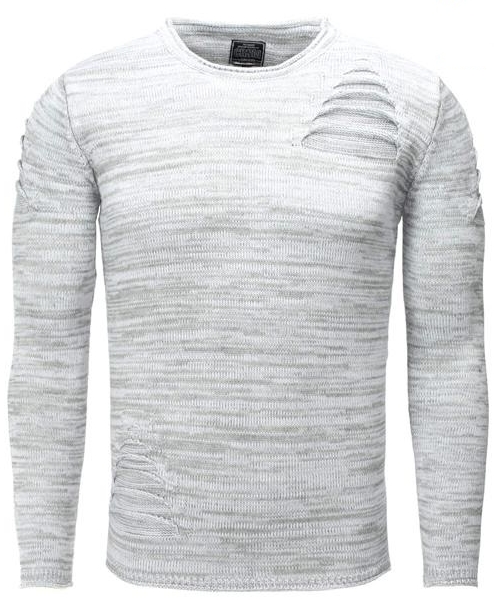 Sweter męski Carisma biały 7319 – BLACK FRIDAY — fotografia 1