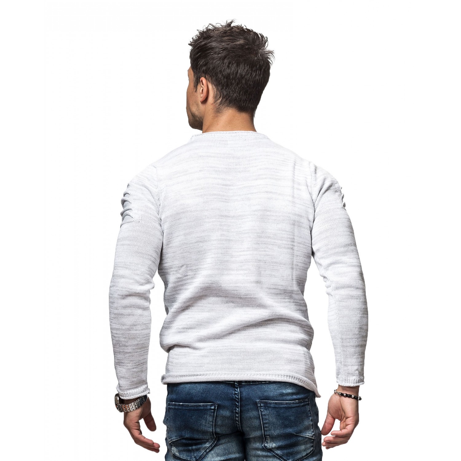 Sweter męski Carisma biały 7319 – BLACK FRIDAY Sweter męski Carisma biały 7319 – BLACK FRIDAY