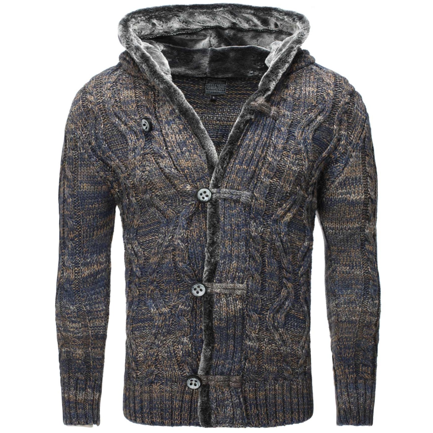 Kurtka-kardigan męski Carisma Camel 7344 – ODZIEŻ Kurtka-kardigan męski Carisma Camel 7344 – ODZIEŻ