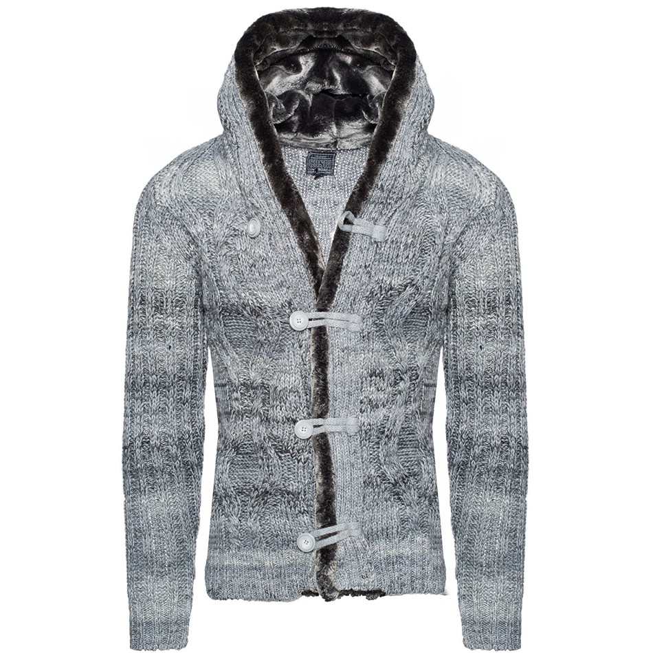 Kurtka-kardigan męski Carisma Gray 7344 – ODZIEŻ
