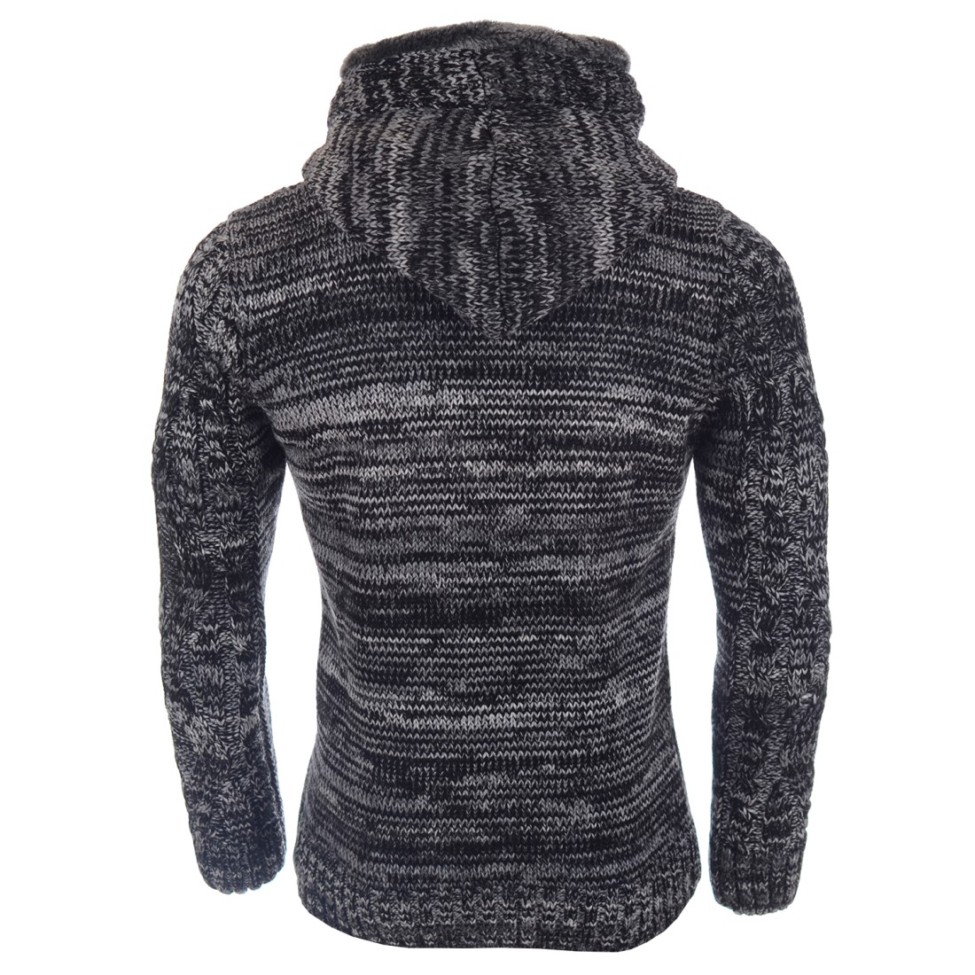 Kurtka-kardigan męski Carisma Black 7344 – ODZIEŻ Kurtka-kardigan męski Carisma Black 7344 – ODZIEŻ