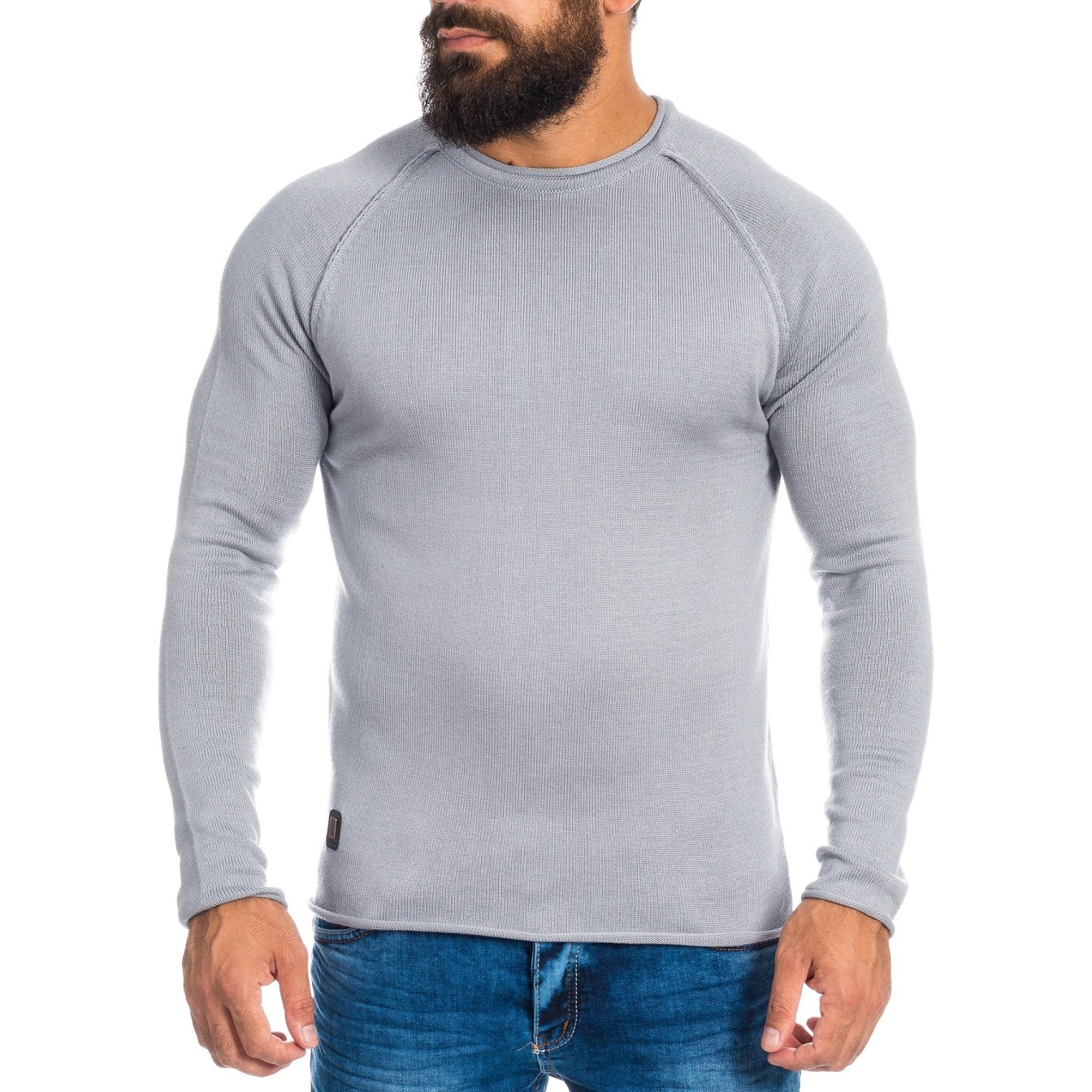 Sweter męski Carisma szary 7370 – BLACK FRIDAY