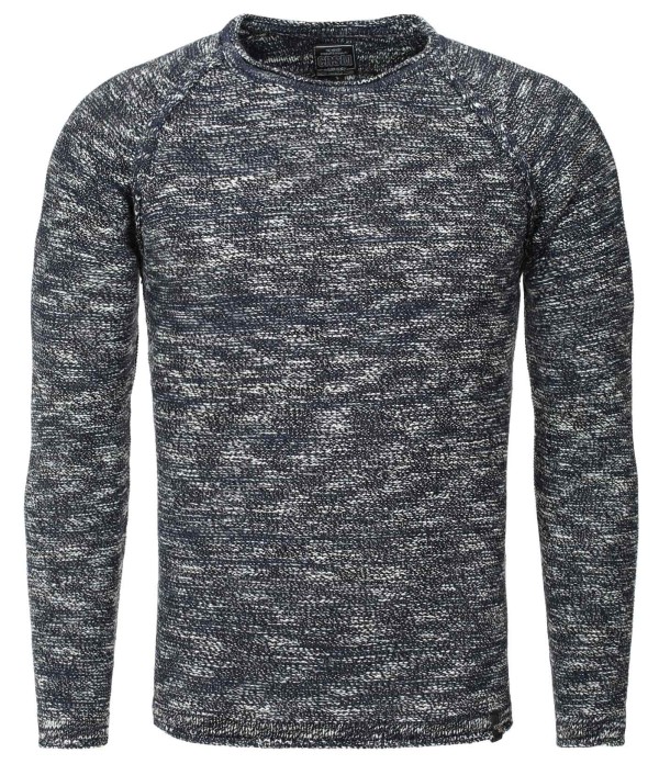 Męski sweter dzianinowy Carisma granatowy 7425 – BLACK FRIDAY — fotografia 1