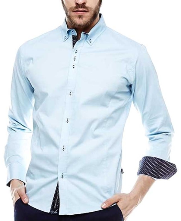 Koszula męska Carisma Blue 8333 – BLACK FRIDAY — fotografia 1