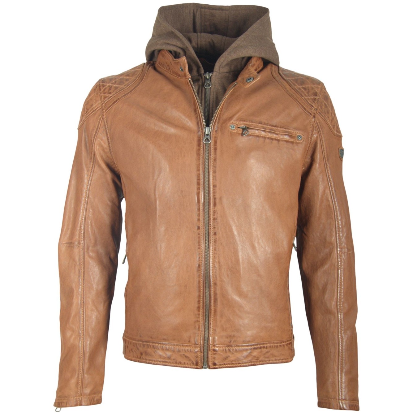 Męska kurtka skórzana Gipsy Cognac Alek 2 S19 LABRIV – ODZIEŻ Męska kurtka skórzana Gipsy Cognac Alek 2 S19 LABRIV – ODZIEŻ