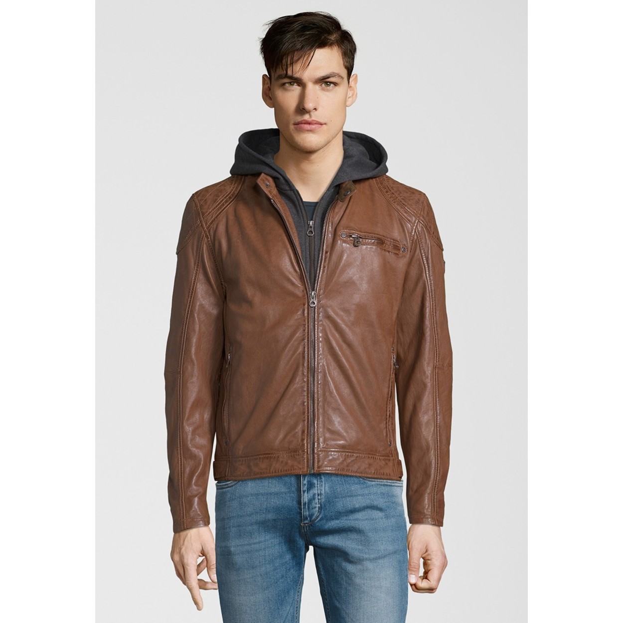 Męska kurtka skórzana Gipsy Cognac Alek 2 S19 LABRIV – ODZIEŻ Męska kurtka skórzana Gipsy Cognac Alek 2 S19 LABRIV – ODZIEŻ
