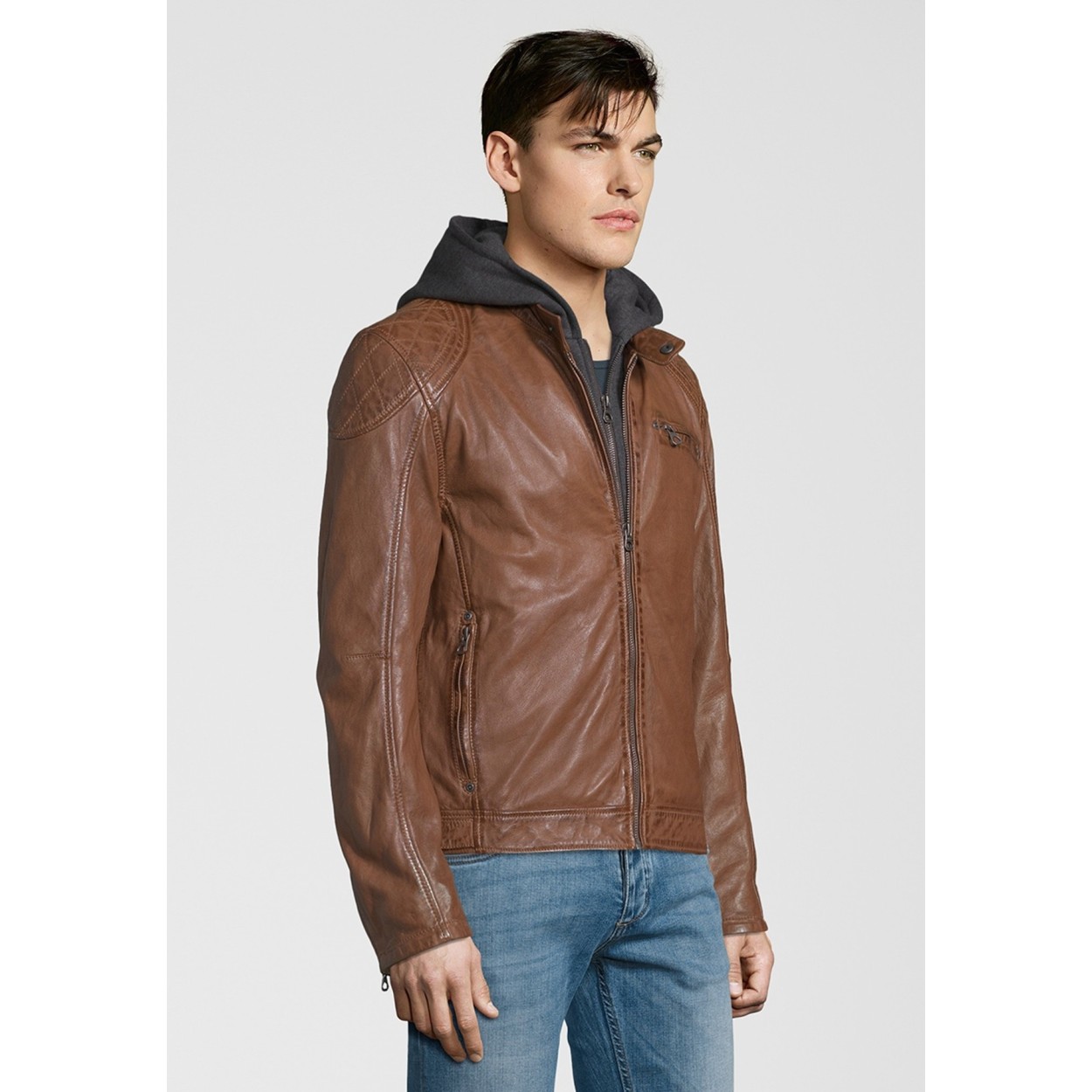 Męska kurtka skórzana Gipsy Cognac Alek 2 S19 LABRIV – ODZIEŻ Męska kurtka skórzana Gipsy Cognac Alek 2 S19 LABRIV – ODZIEŻ