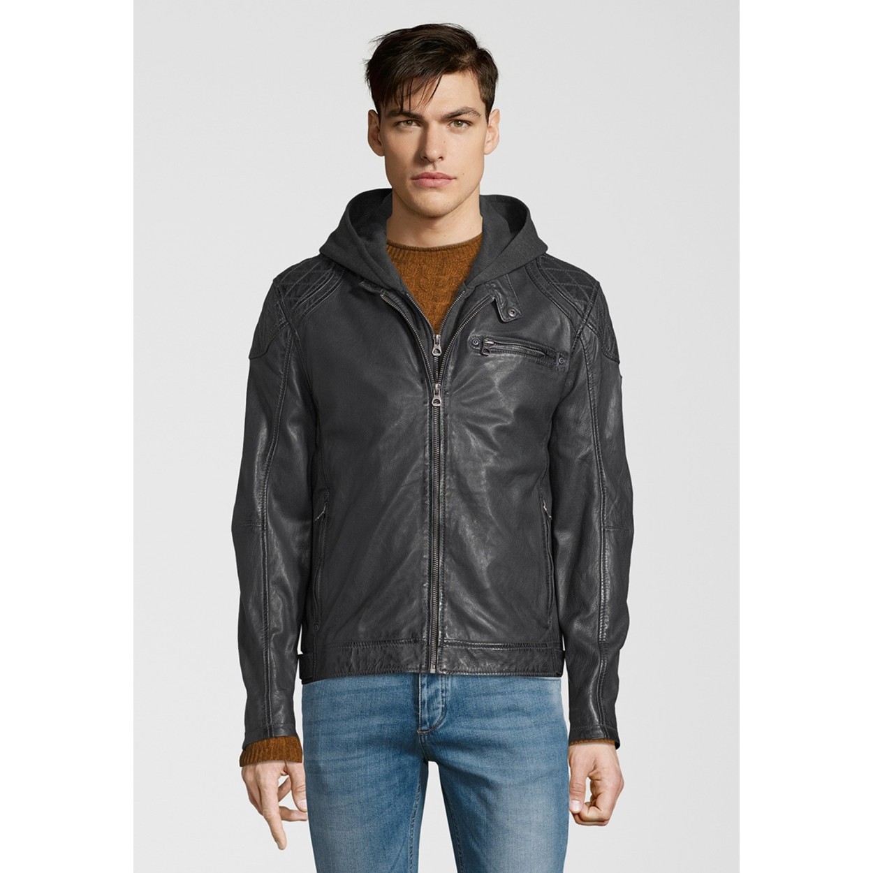 Męska kurtka skórzana Gipsy Graphite Alek 2 S19 LABRIV – ODZIEŻ Męska kurtka skórzana Gipsy Graphite Alek 2 S19 LABRIV – ODZIEŻ